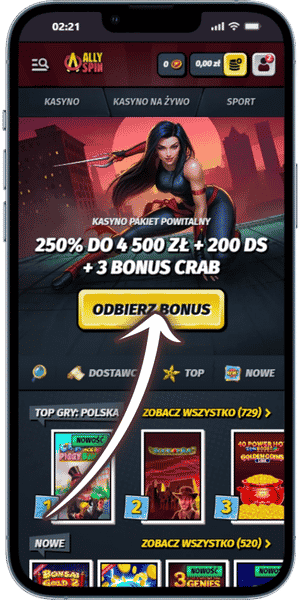 AllySpins Casino Rozpocznij grę
