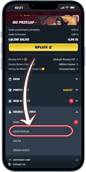 AllySpins Casino Włącz weryfikację