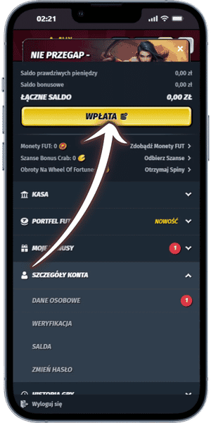 AllySpins Casino Przejdź do depozytu
